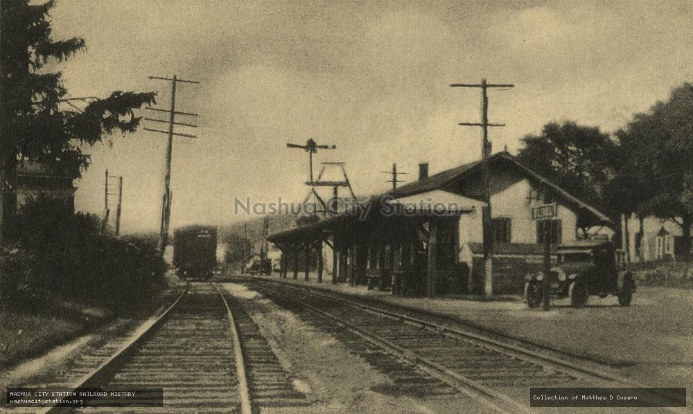 Postcard: Railroad Station, Bethel, Connecticut